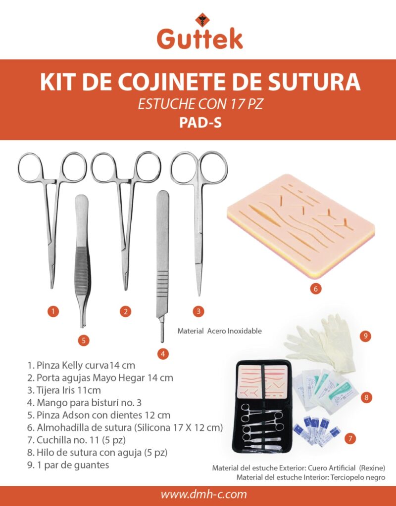 Kit de Cojinete de Sutura PAD-S